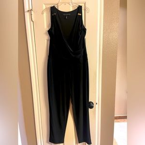 WHBM Dressy Jumpsuit w/ Gold pendant